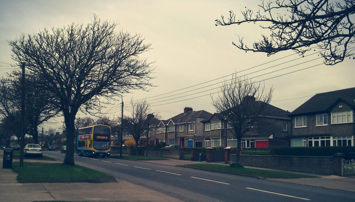 ruas de Dublin, na Irlanda