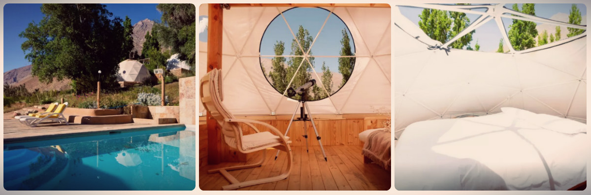 ElquiDomos hotel astronômico em Paiguano