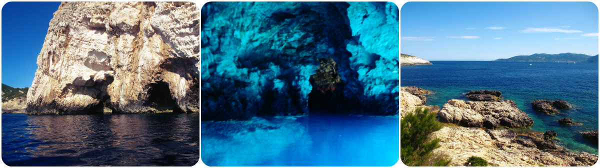 blue cave and green cave 2