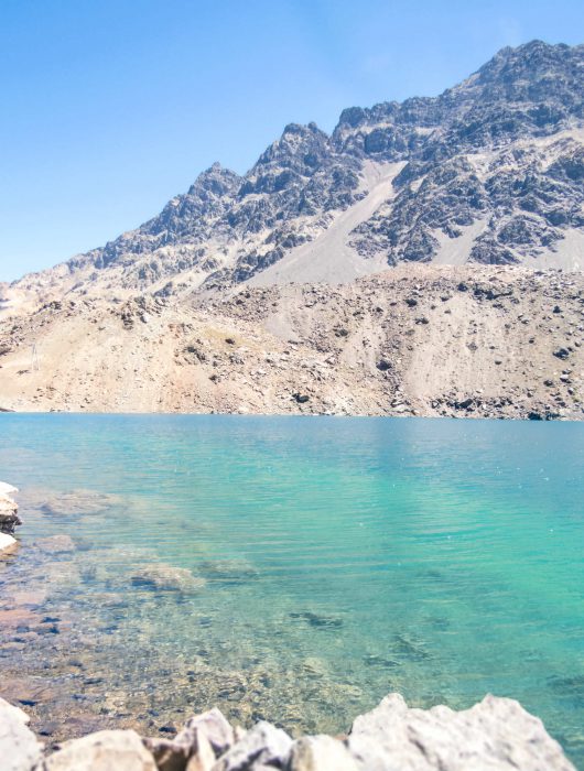 Ski Portillo no verão_laguna