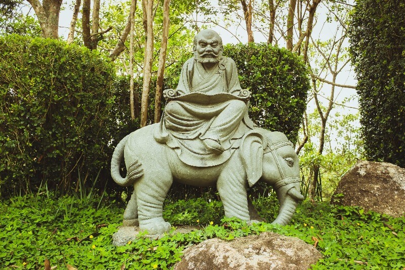 Templo Zu Lai-jardin